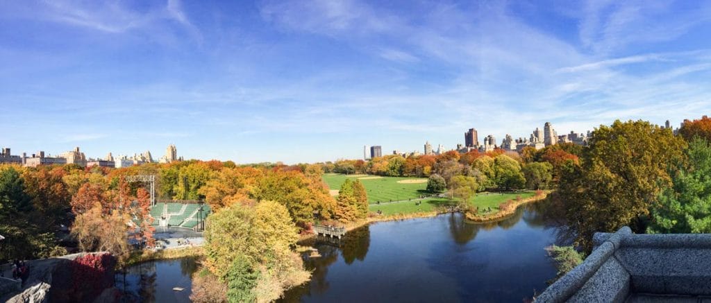 Climb the steps of the Belvedere Castle for views over the Turtle Pond