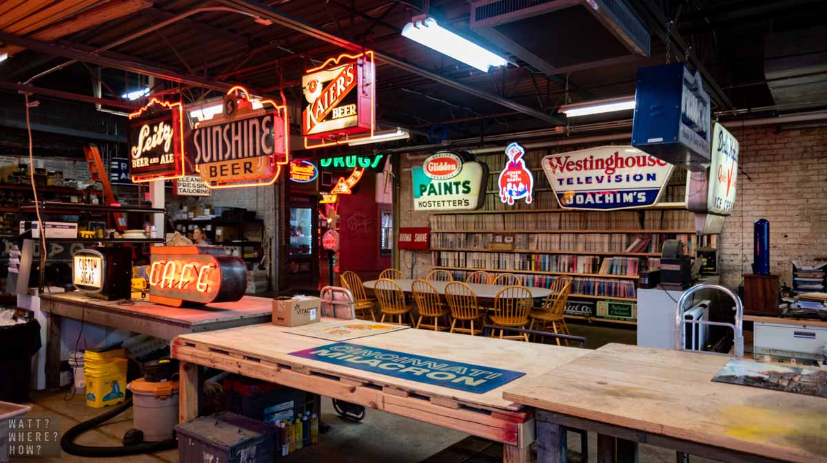 The Cincinnati Sign Museum is a true highlight with its incredible